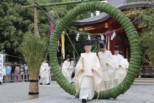 大祓・古神札焼納祭（鶴岡八幡宮）